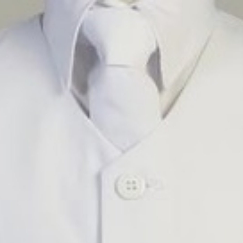 NEW Set of 2 Boys White Ties Large 7-12
